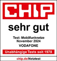 Testsieger in der Kategorie Budgetnutzer (bundesweit) mit dem Tarif Vodafone GigaZuhause 50 Kabel/DSL mit der Wertung überragend (480 Punkte). Testsieger in Kategorie Powernutzer (bundesweit) mit dem Tarif Vodafone GigaZuhause 500 Kabel und der Wertung sehr gut (464 Punkte).