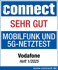 Preistipp national in der Kategorie '100 MBit/s' im CHIP- Test 'Internet-Anbieter' (Ausgabe 07/2025). 4 Anbieter im Vergleich. Berechnung und Auswertung auf Basis von eigenen Messungen von CHIP sowie auf Basis von im Zeitraum April 2024 bis April 2025 durch Internet-Nutzer vorgenommene Speedtests der Up- und Downloads über speedtest.chip.de unter Auswahl von Tarifen der Vodafone-Gesellschaften mit einer Download-Geschwindigkeit mit bis zu 250MBit/s (Kabel und Glasfaser).